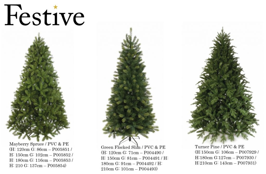 Real vs artificial trees Festive Productions